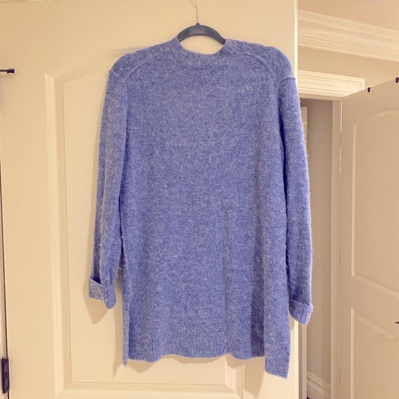 M Magaschoni Cozy Blue Tunic size Small - Picture 2 of 3